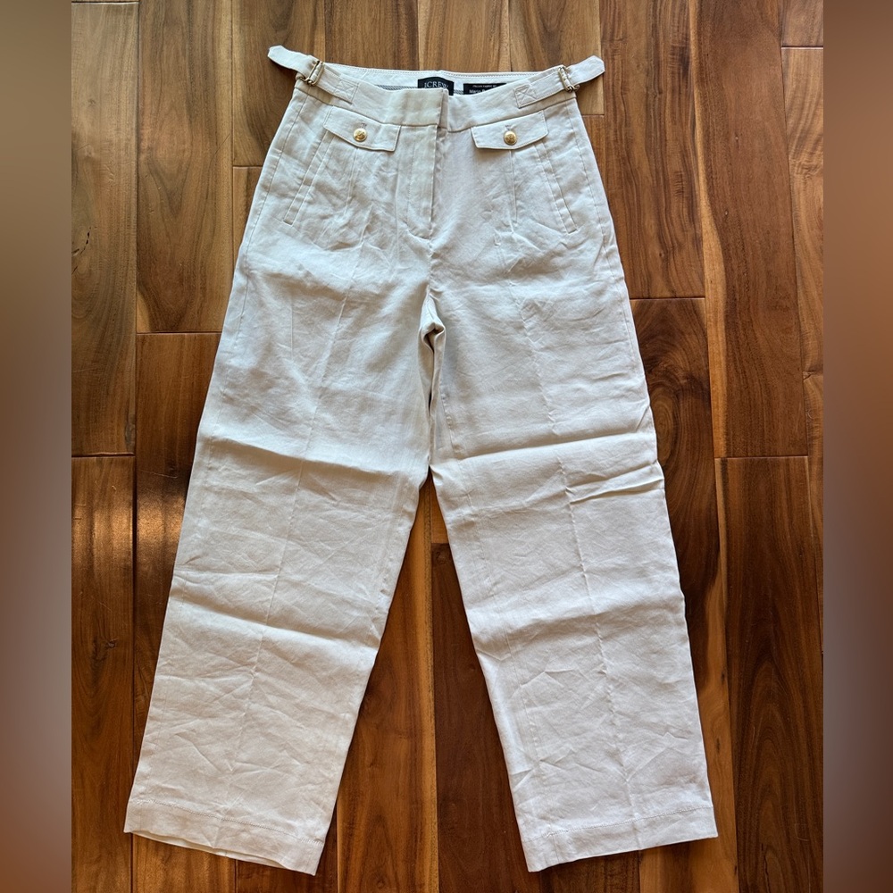J. Crew Cream pant size 4